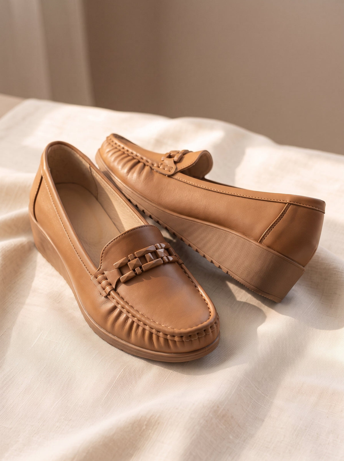 Rita | Mocasines cómodos de tacón bajo