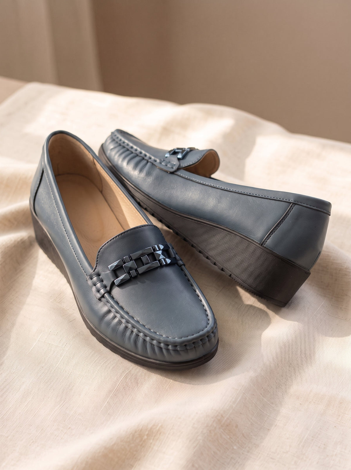 Rita | Mocasines cómodos de tacón bajo