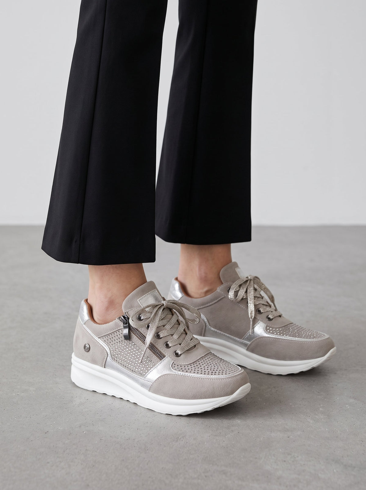 Teresa | Zapatos cómodos con cremallera lateral y suela flexible